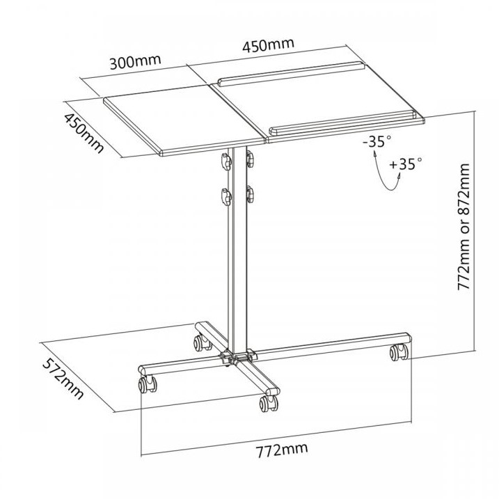 Projector Floor mount SBOX PFS-2