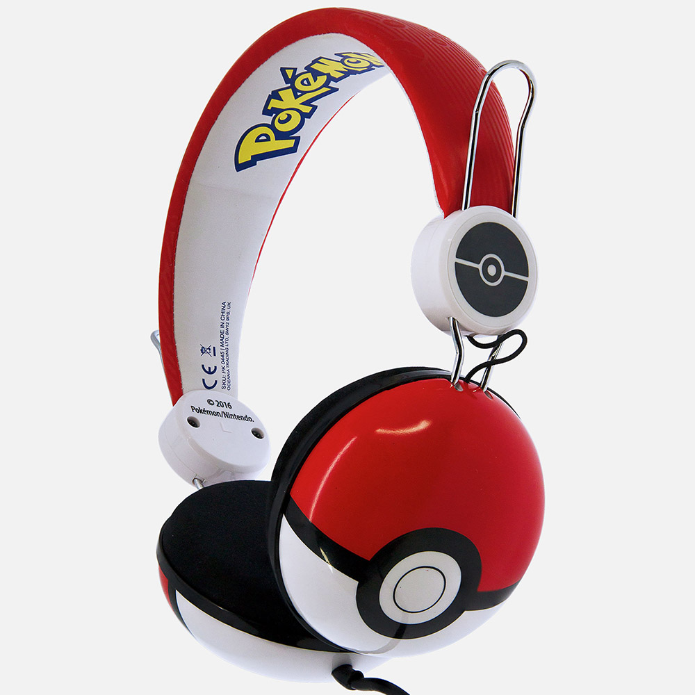 Headphones OTL Teen Pokeball Red