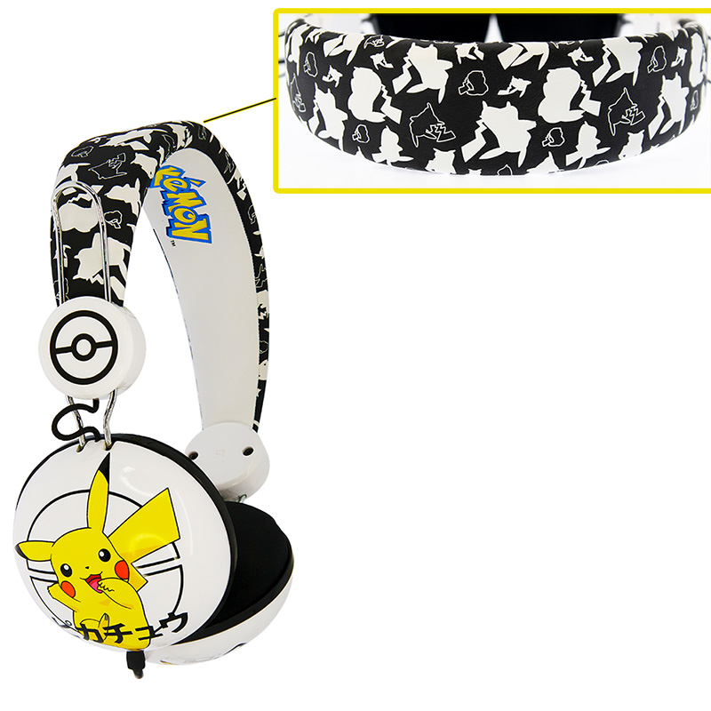 Headphones OTL Teen Pokemon Japanese Pikachu Black