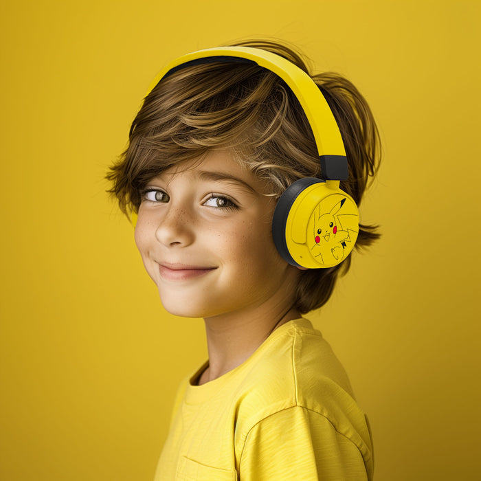 Headphones OTL Kids Pikachu Bluetooth Yellow