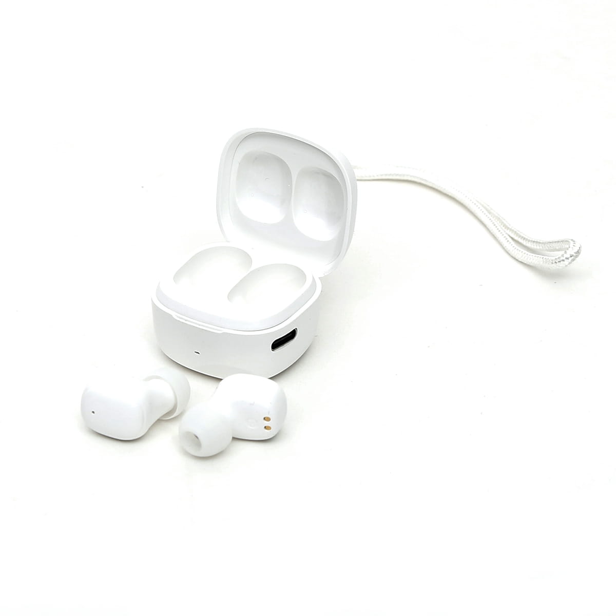 Earphones Platinet TWS Bluetooth w/Case White PM1001