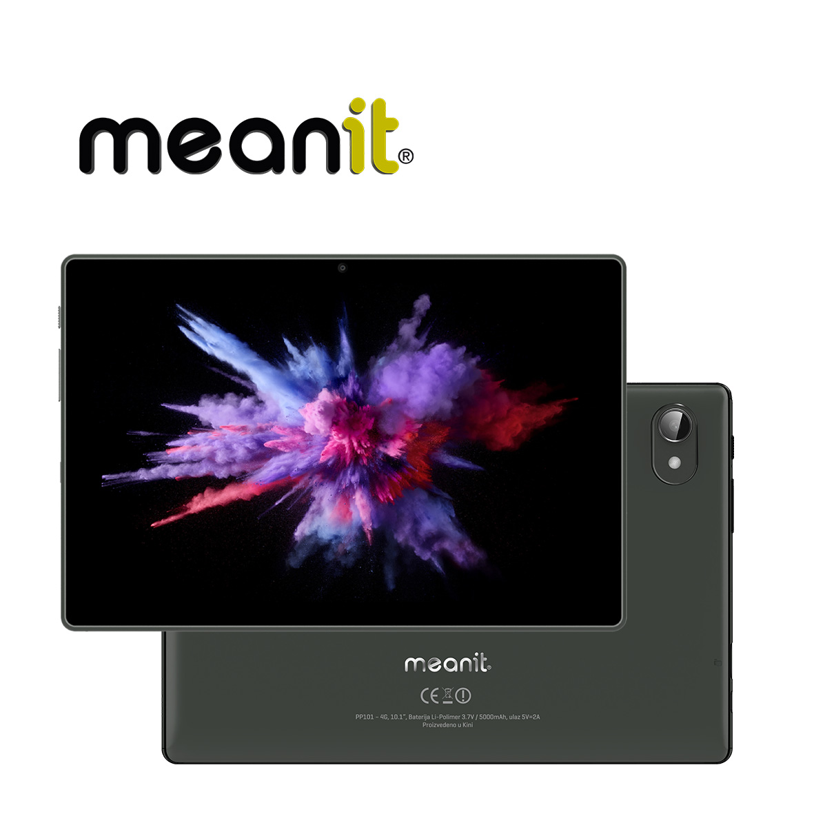 MeanIT PP101 4G Quad Core/4GB/64GB/10.1" 1280x800 IPS/WiFi/BT/2xCam/Black/A16
