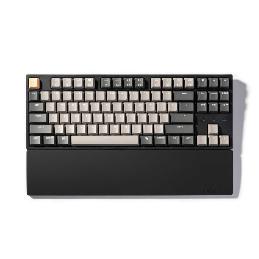 Wrist Rest Keychron Silicone PR45 for TKL Palm/Wrist Normal Profile Keyboards - Black