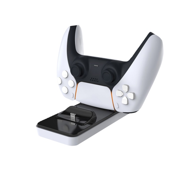 Dual Charging Dock White Shark Clinch for PS5 Gaming