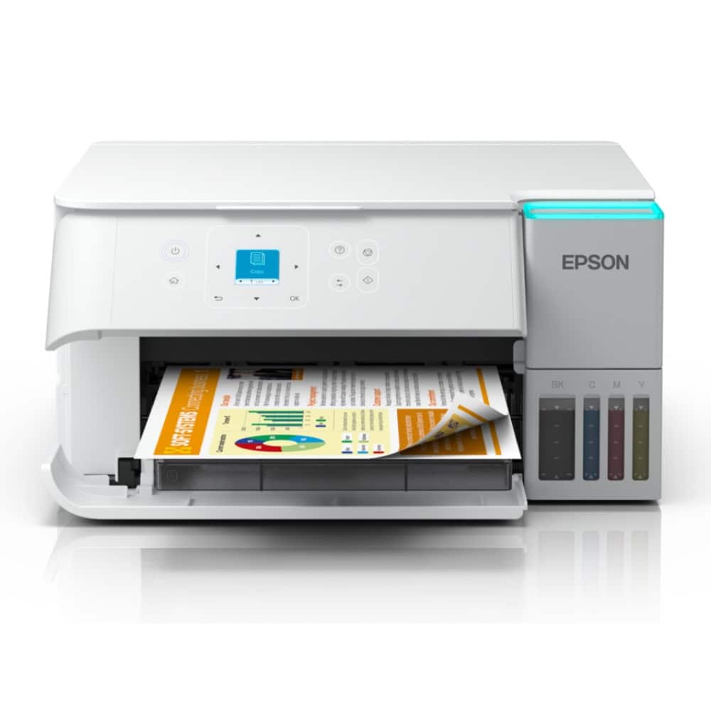 Epson L4366 Inkjet w/ Eco Tank System (CISS) MFP WiFi White