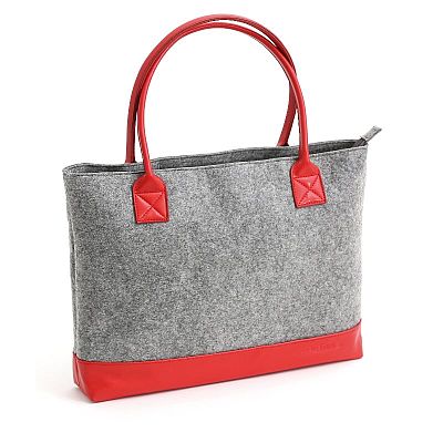 Notebook Bag Platinet Felt 15.6" Red
