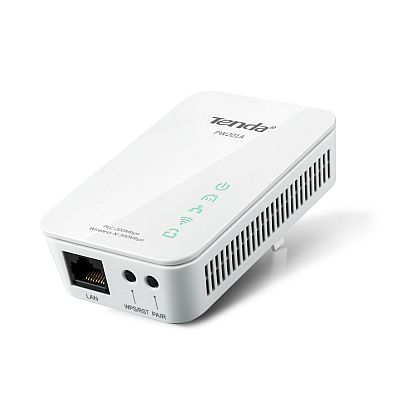 Tenda Powerline Extender Wireless N300 Adapter PW201A 300Mb/s