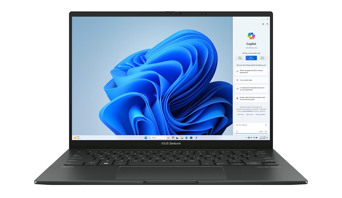 Notebook Asus Zenbook 14 Ultra 7 255H/16GB/512GB SSD/14" WUXGA OLED Touch/Backlit KB/Win11/Gray