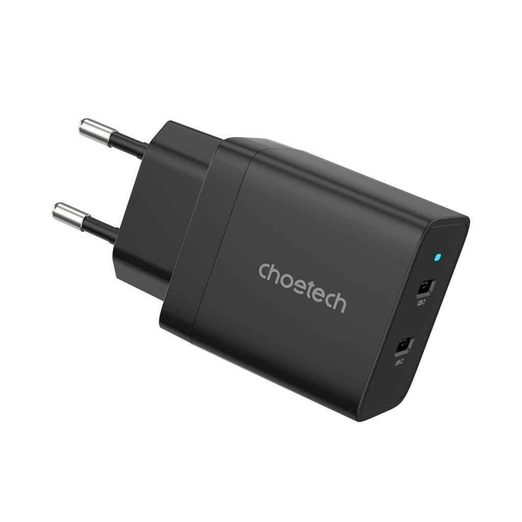 USB Universal Power Charger Choetech Q5006 2xType-C 40W Black