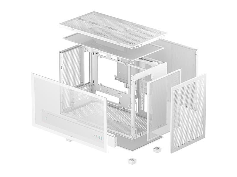 ATX Micro Case Deepcool CH260 White w/USB 3.0 x2, Type-C