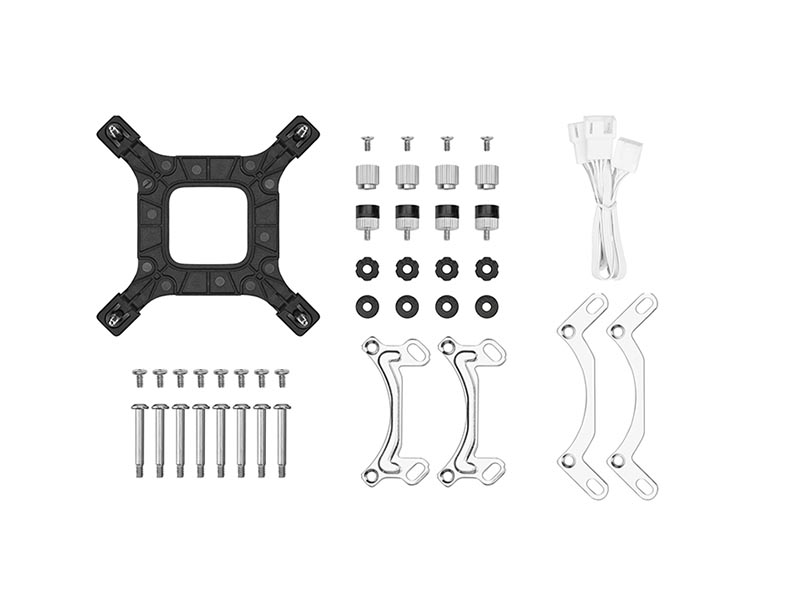 Cooler Liquid Deepcool LE240 V2 ARGB Sockets All Intel/AMD White