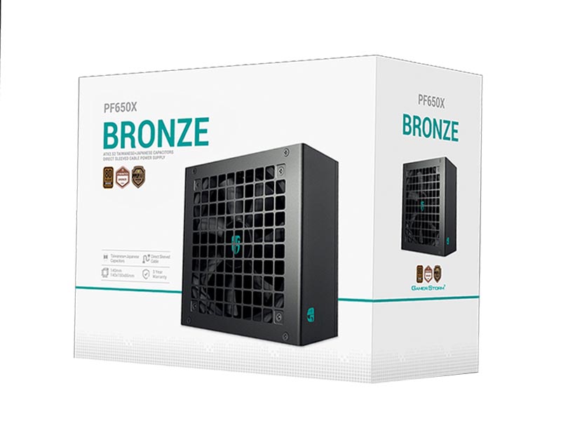 PSU 650W Deepcool PF650X 80Plus Bronze