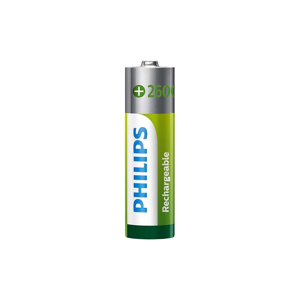 Batteries Philips Rechargable AA 2 pack 2600 mAh - Анхоч