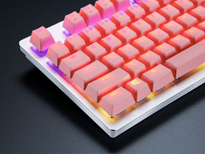 Keyboard Razer PBT Keycap Upgrade Set - Razer Quartz Gaming