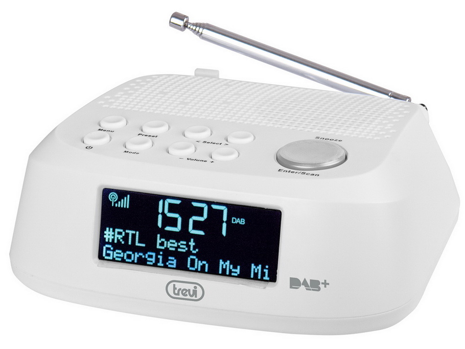 Digital Tuner & Alarm Clock Trevi RC 80D4 White