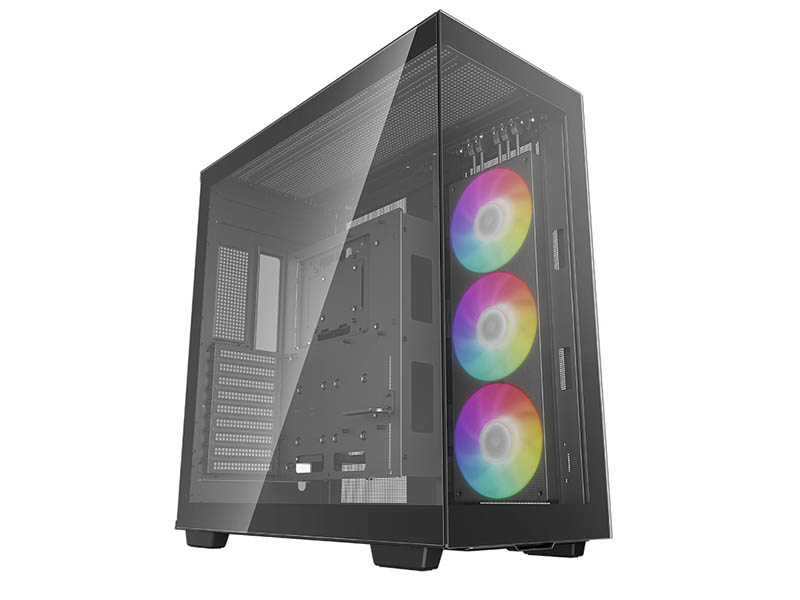 ATX / E-ATX Midi Tower Case Deepcool CH780 Black ARGB w/4x USB 3.0, 3x 140mm(420mm),  LED Fans