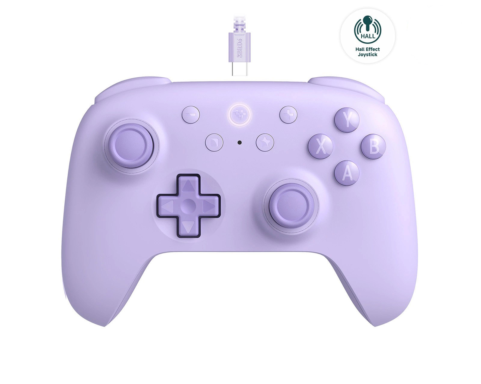 Wired Controller for PC/Android 8BitDo Ultimate 2C Dark Purple (w/ Hall Effect Joysticks)