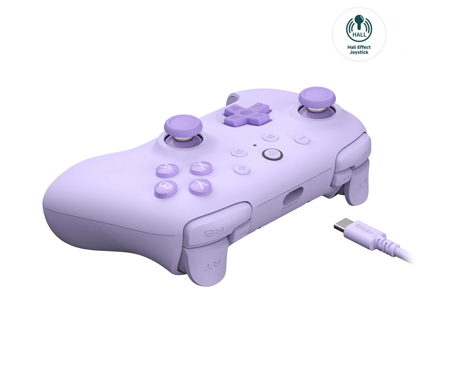Wired Controller for PC/Android 8BitDo Ultimate 2C Dark Purple (w/ Hall Effect Joysticks)