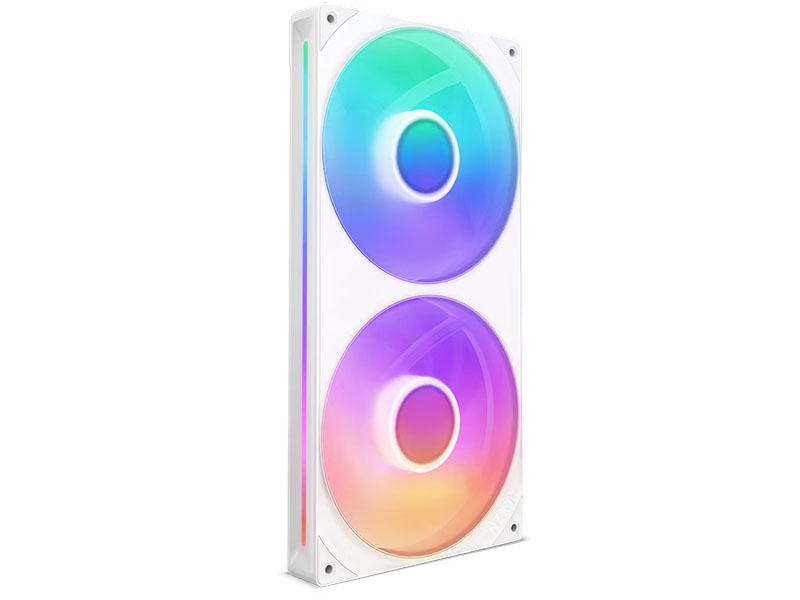 Case Fan 240x120mm NZXT F240 RGB CORE White Single-Frame 2000rpm