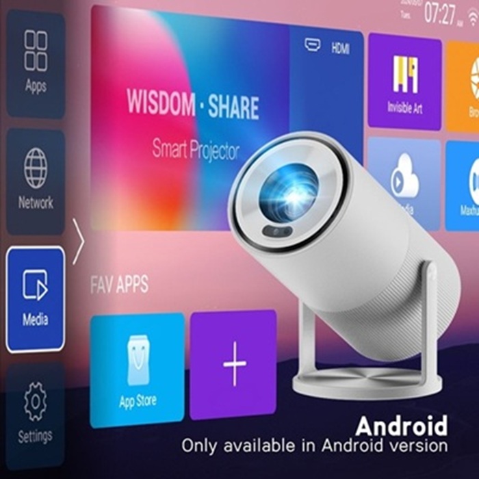 Projector Rigal Funflix B68 2300 Lumens 1000:1 1280×720px USB/AV/HDMI Android