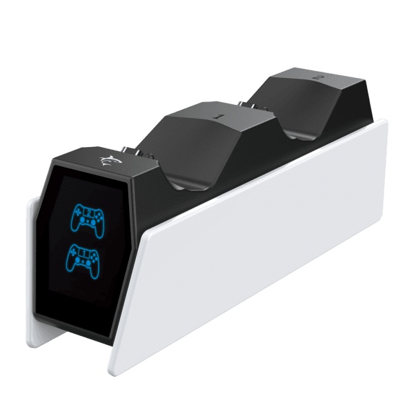 Dual Charging Dock White Shark Ringside for PS4 Gaming