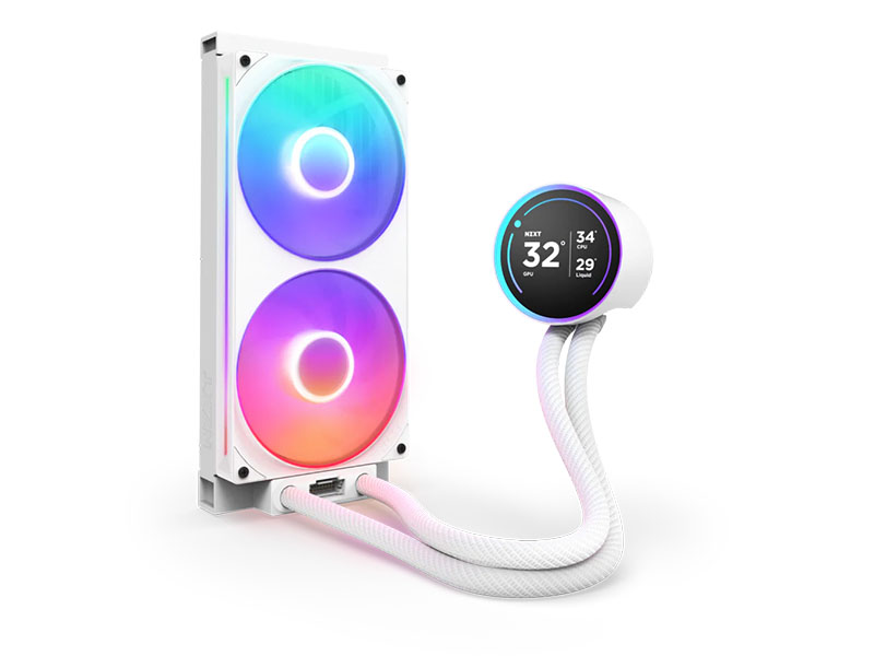 Cooler Liquid NZXT Kraken Elite 280 RGB V2 LCD White