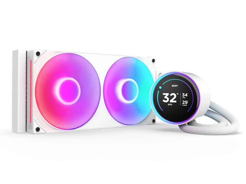 Cooler Liquid NZXT Kraken Elite 280 RGB V2 LCD White