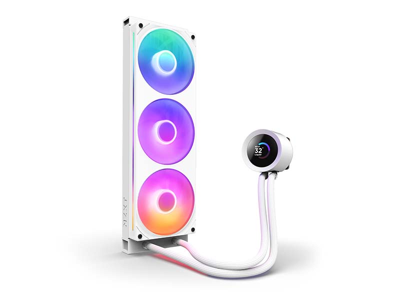 Cooler Liquid NZXT Kraken Plus 360 RGB LCD White