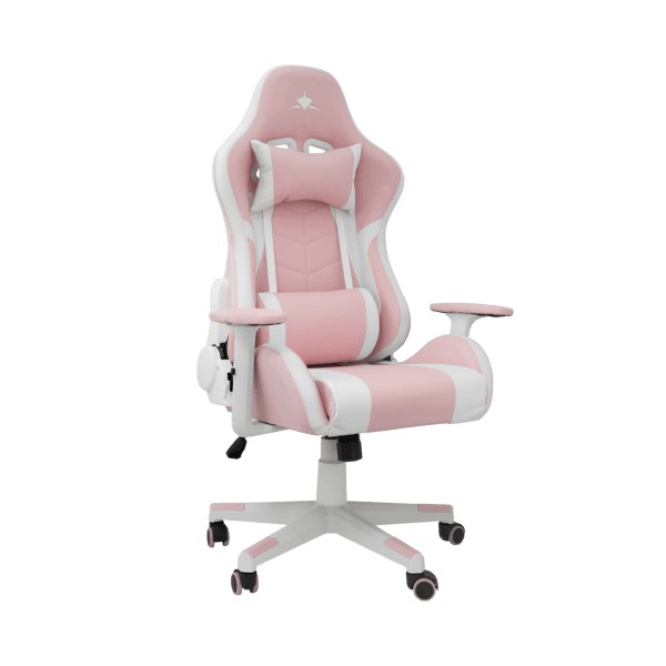 Gaming Chair White Shark Roxy Pink