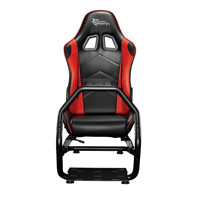 Gaming Chair White Shark Racing Simulator King Of Speed