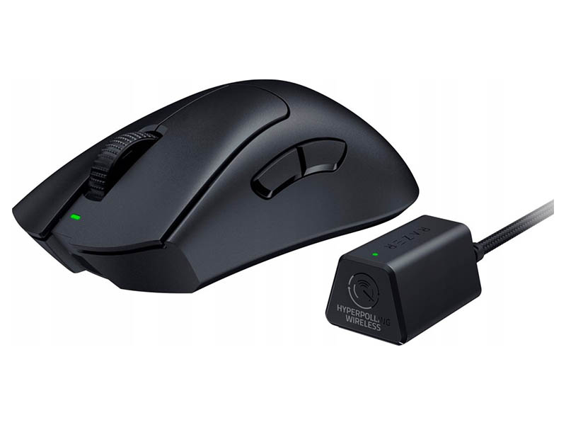 Mouse Razer DeathAdder V3 Pro Black HyperSpeed + HyperPolling Wireless Dongle Focus Pro  Gaming