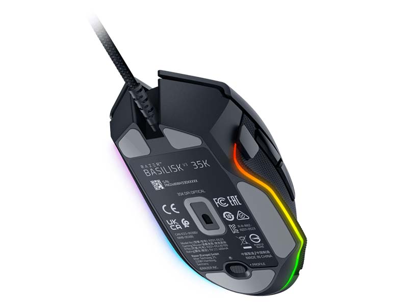 Mouse Razer Basilisk V3 35K Optical Gen-2, Customizable Gaming 11 Buttons, HyperScroll, RGB Chroma