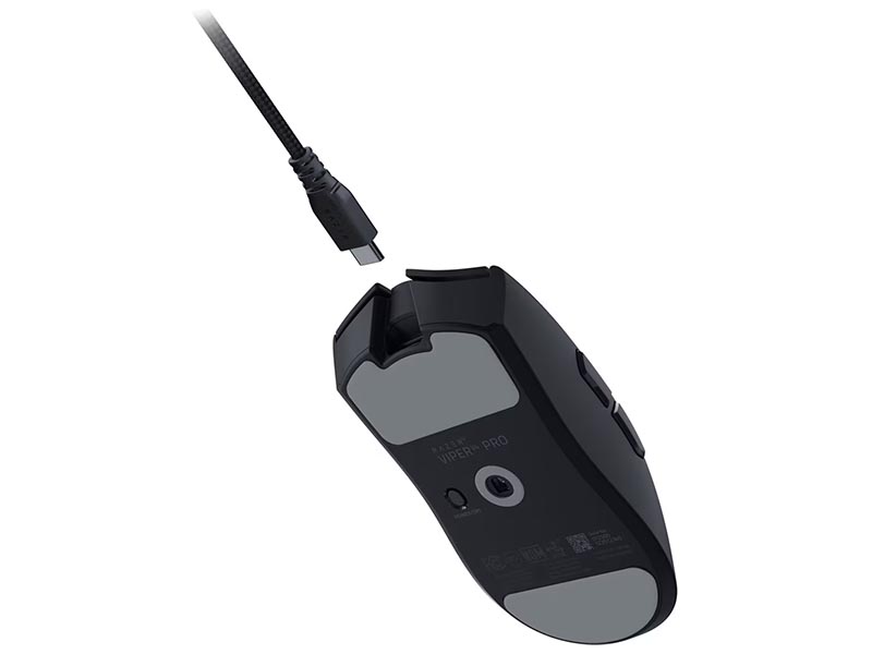 Mouse Razer Viper V4 Pro Black HyperSpeed Wireless Gen-2 Focus Pro 50K Optical Sensor Gen-3