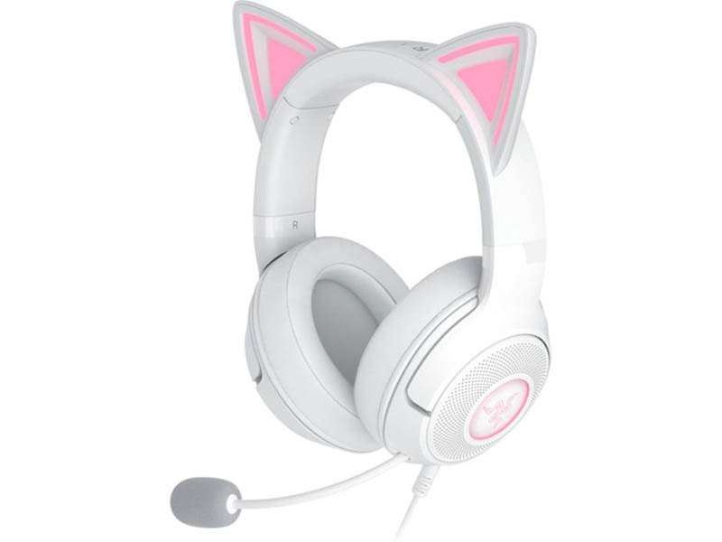 Headphones Razer Kraken Kitty V2 - White Edition USB Gaming Chroma RGB Ears