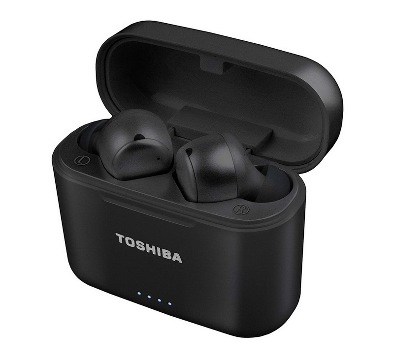 Earbuds Toshiba RZE-BT1050E Bluetooth w/Microphone Black