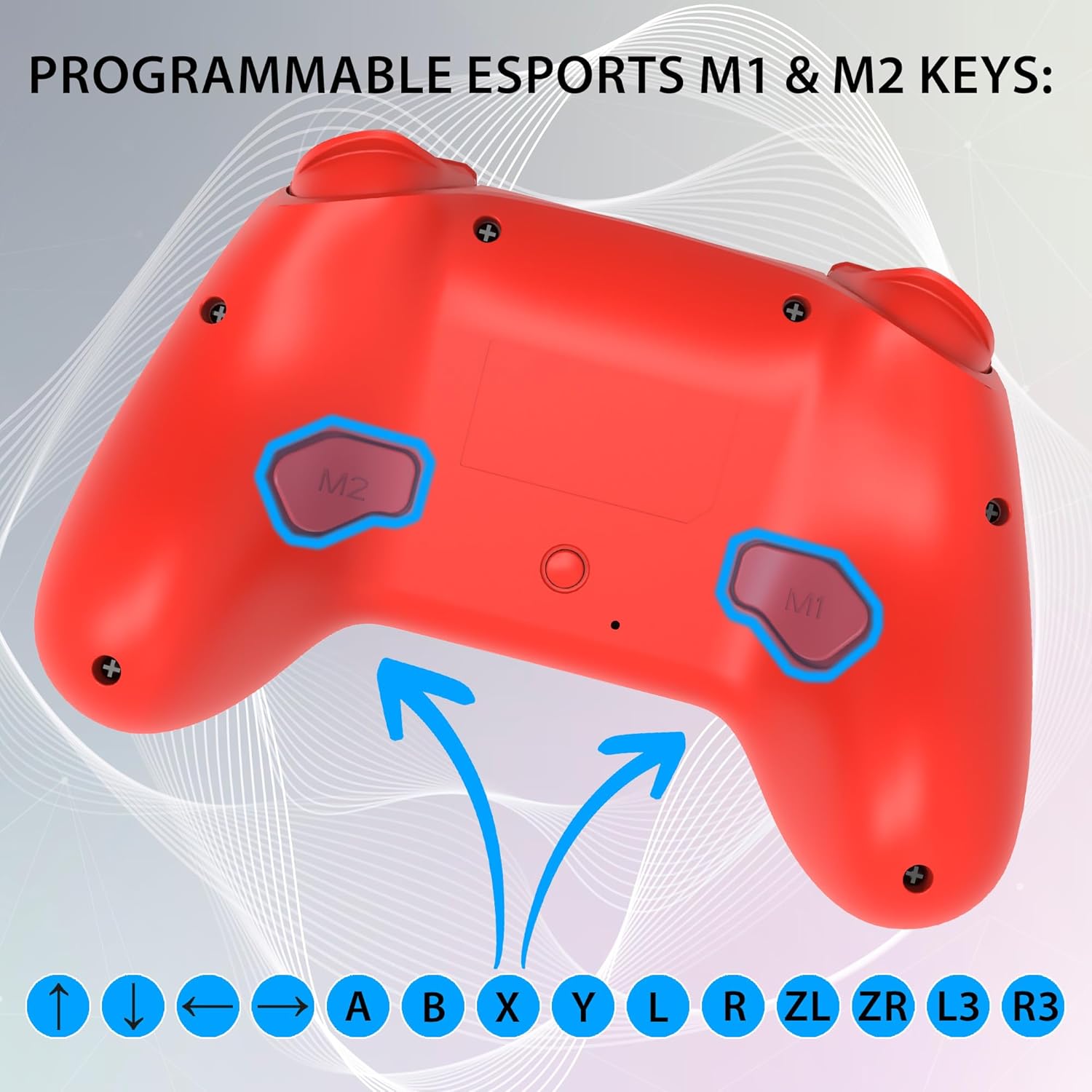 Wireless LED Controller for SWITCH Subsonic RGB - Red