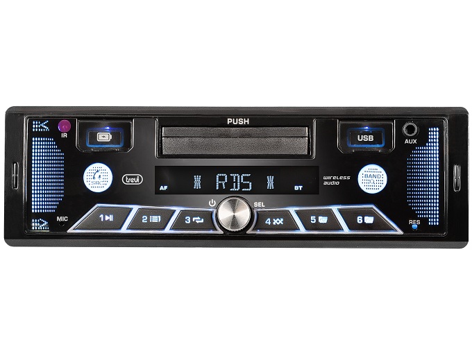 Car Audio Trevi SCD 5602 MP3 player Black 2xUSB,SD,AUX-IN