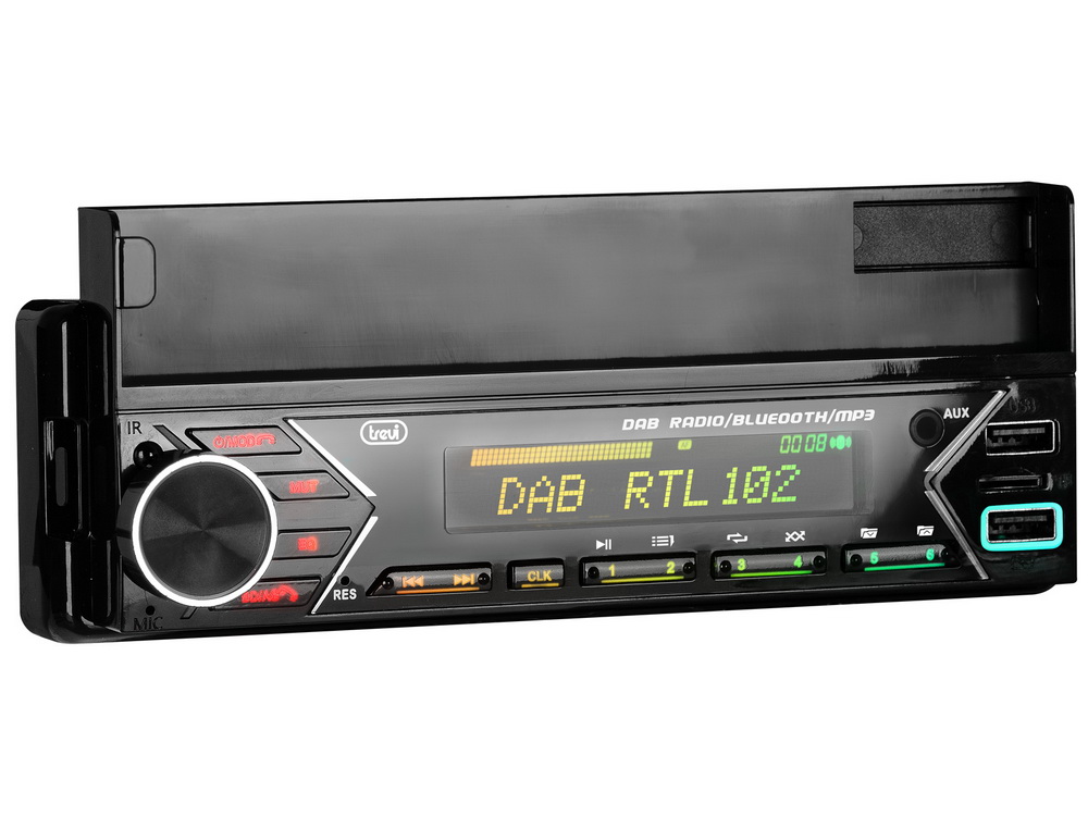 Car Audio Trevi SCD 5753 BT, MP3, USB, RDS, BT, SD, DAB