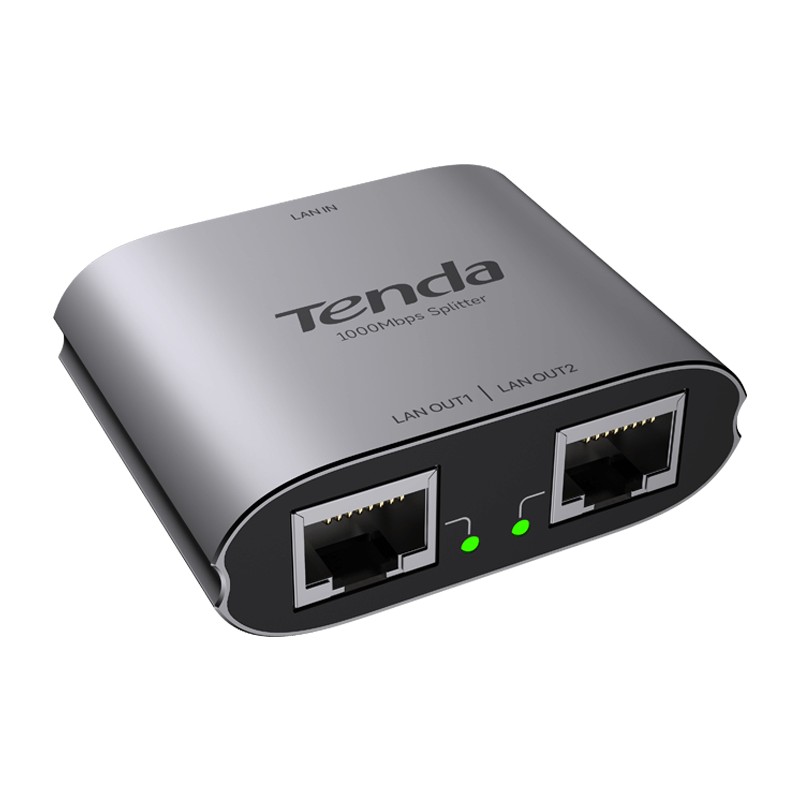 Tenda Gigabit Ethernet Splitter 1 to 2
