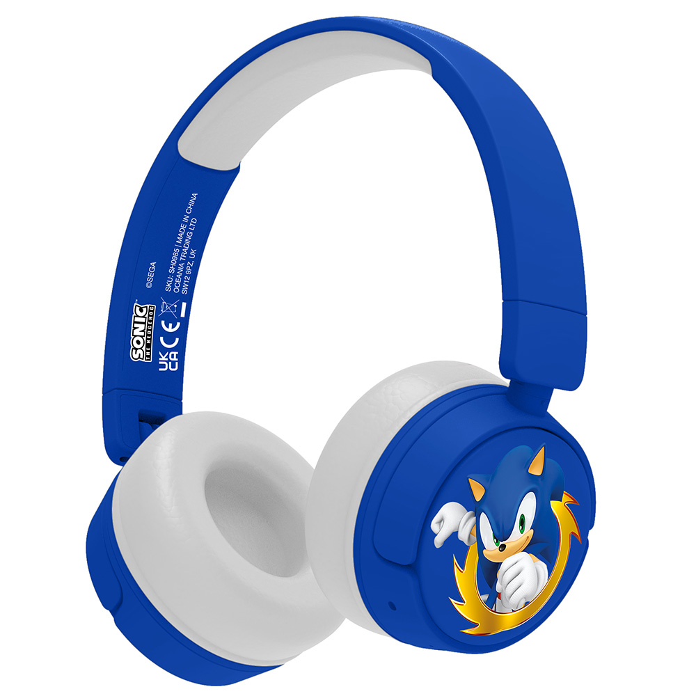 Headphones OTL Kids Sonic The Hedgehog Bluetooth Blue - Анхоч