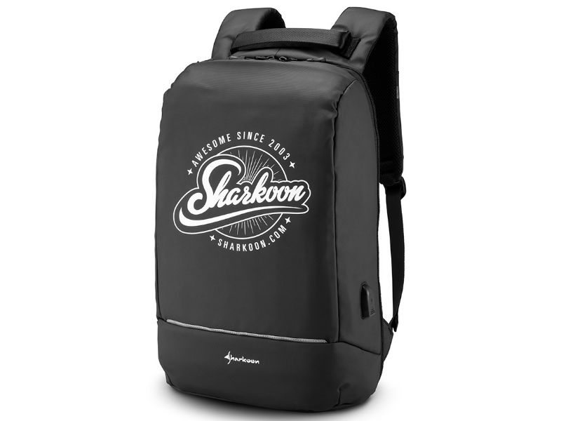 Notebook Backpack Sharkoon Black Water Repellent/USB Charging Port Gaming