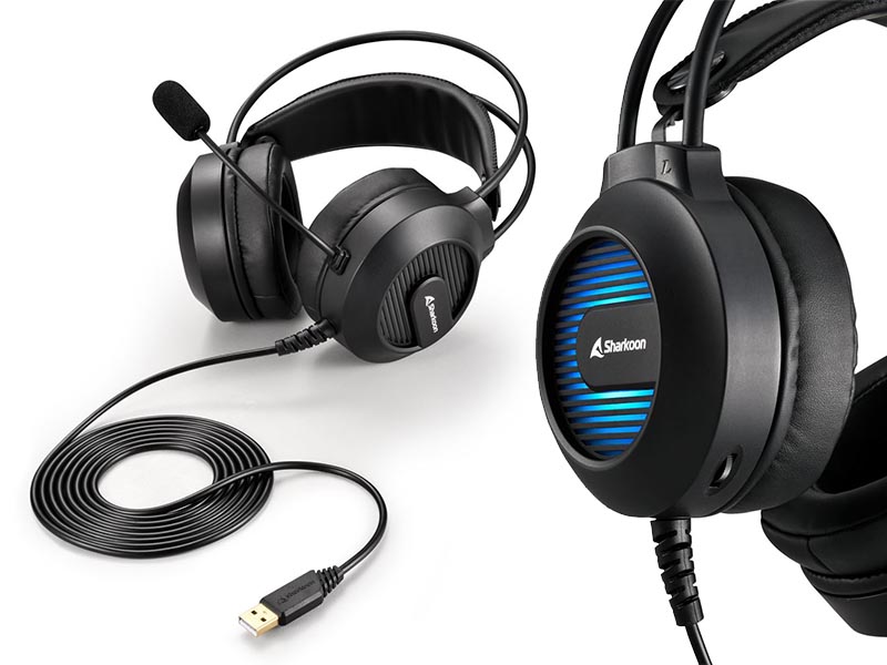 Headphones Sharkoon SKILLER SGH20 RGB Gaming USB