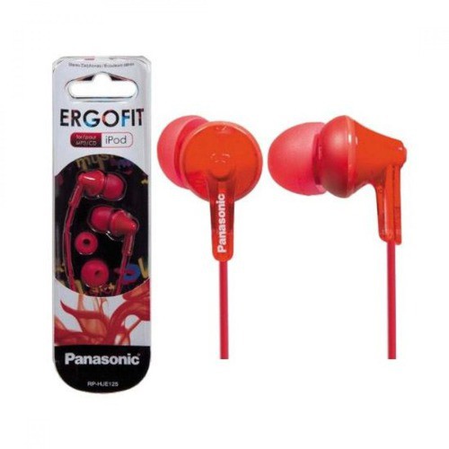 Earphones Panasonic RP-HJE125E-R Red