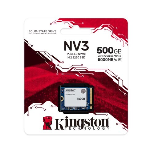 SSD M.2 Kingston NV3 2230 NVMe 500GB PCIe 4.0 x4 5000/3000 MB/s