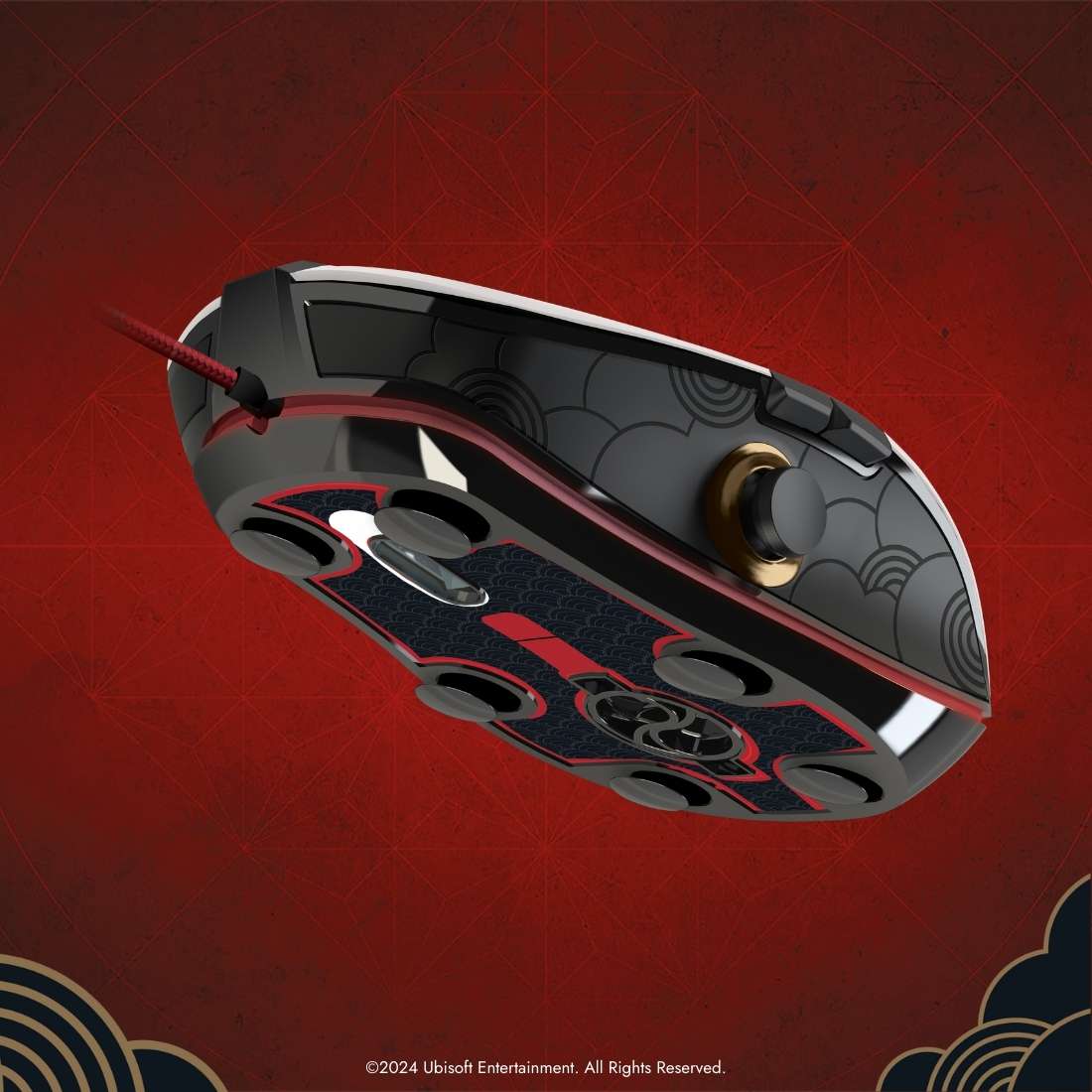 Mouse Wired Lexip x Ubisoft Assassins Creed Shadows w/Knob and Ceramic Glides