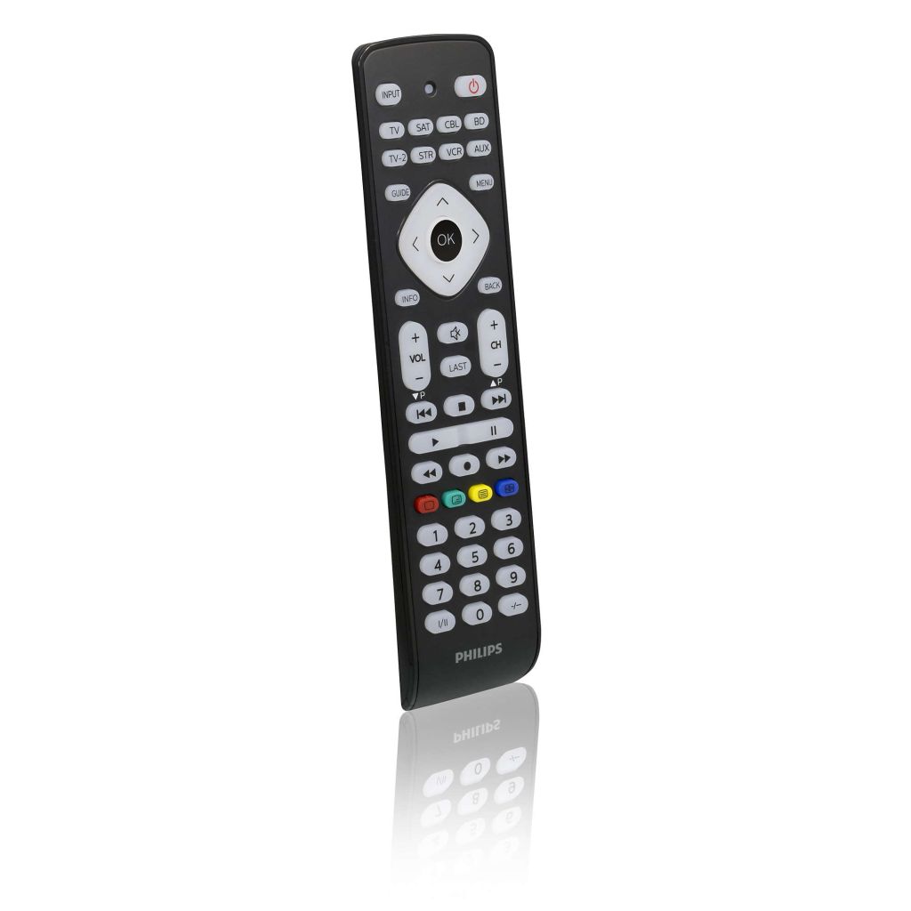 Universal Remote Control Philips SRP2018 8in1 (TV,TV2,Blu-ray,CBL,SAT,STR,VCR,Aux)