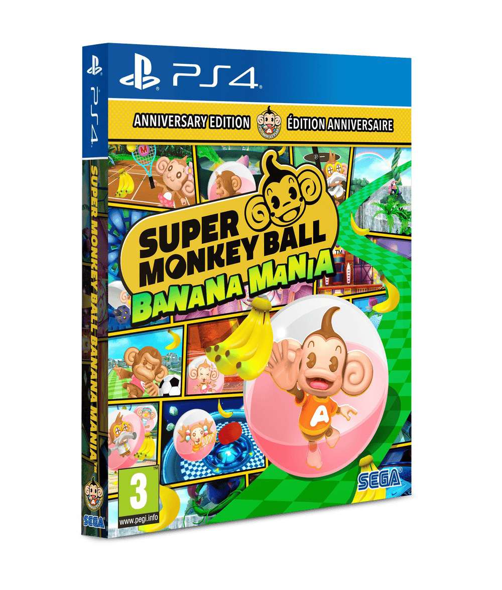 Game PS4 - Super Monkey Ball: Banana Mania - Launch Edition