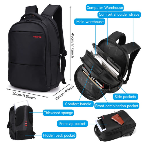 Notebook Backpack Tigernu 15.6 T-B3032 Black