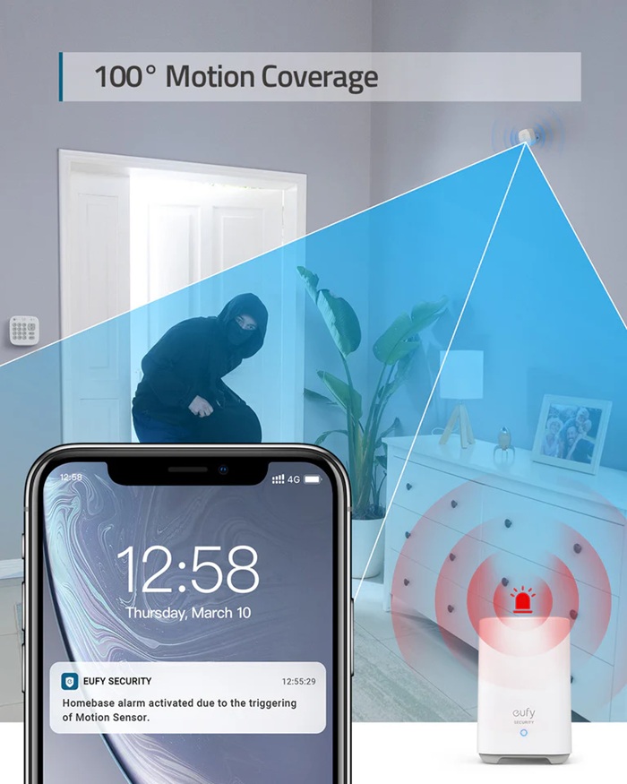 Home Alarm Kit Anker Eufy 5-Piece