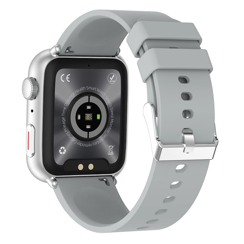 North Edge Healthcare Watch T92 PRO Silver with Heart Rate, Blood Pressure, Blood Oxygen